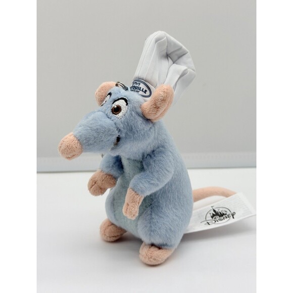 Disney Parks Epcot Chef Remys Ratatouille Adventure Plush Mouse Rat 5" Keychain - Picture 2 of 12